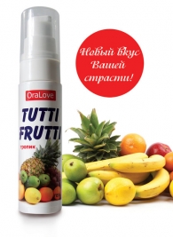 Гель-смазка Tutti-frutti со вкусом тропических фруктов - 30 гр. - Биоритм - купить с доставкой в Туле