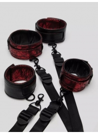 Изысканный набор фиксаций на кровати Reversible Under Mattress Restraint Set - Fifty Shades of Grey - купить с доставкой в Туле