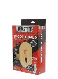 Мастурбатор-вагина с вибрацией и выносным пультом управления REALSTUFF SMOOTH   BALD - Dream Toys - в Туле купить с доставкой