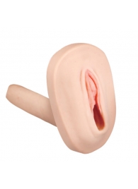 Мастурбатор-вагина с вибрацией и выносным пультом управления REALSTUFF SMOOTH   BALD - Dream Toys - в Туле купить с доставкой