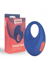 Синее эрекционное кольцо RRRING Casual Date Cock Ring - FeelzToys - в Туле купить с доставкой