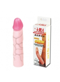 Удлиняющая насадка на пенис Deep Love - 21,5 см. - Baile - в Туле купить с доставкой