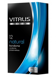 Классические презервативы VITALIS PREMIUM natural - 12 шт. - Vitalis - купить с доставкой в Туле