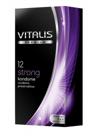 Презервативы с утолщённой стенкой VITALIS PREMIUM strong - 12 шт. - Vitalis - купить с доставкой в Туле