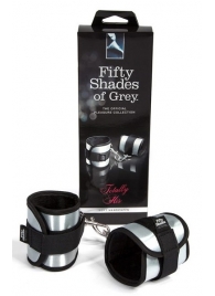 Серо-черные наручники Totally His - Fifty Shades of Grey - купить с доставкой в Туле