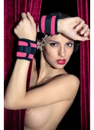 Наручники из неопрена розового цвета - ToyFa - купить с доставкой в Туле