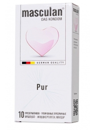Супертонкие презервативы Masculan Pur - 10 шт. - Masculan - купить с доставкой в Туле