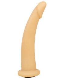 Телесная гладкая насадка-фаллоимитатор Harness - 20 см. - LOVETOY (А-Полимер) - купить с доставкой в Туле