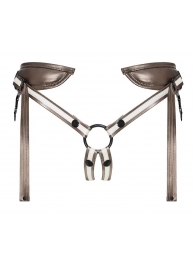 Бронзовый пояс для насадок Desirous Harness - Strap-on-me - купить с доставкой в Туле
