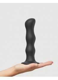 Черная насадка Strap-On-Me Dildo Geisha Balls size XL - Strap-on-me - купить с доставкой в Туле