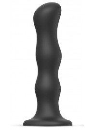 Черная насадка Strap-On-Me Dildo Geisha Balls size XL - Strap-on-me - купить с доставкой в Туле