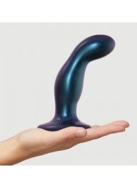 Темно-синяя насадка Strap-On-Me Dildo Plug Snaky size M - Strap-on-me - купить с доставкой в Туле