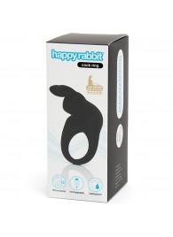 Черное эрекционное виброкольцо Happy Rabbit Rechargeable Rabbit Cock Ring - Happy Rabbit - в Туле купить с доставкой
