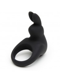 Черное эрекционное виброкольцо Happy Rabbit Rechargeable Rabbit Cock Ring - Happy Rabbit - в Туле купить с доставкой