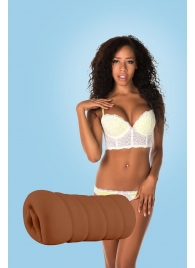 Коричневый мастурбатор-вагина BRIANNA - Dream Toys - в Туле купить с доставкой
