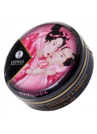 Массажная свеча Rose Petals с ароматом розы - 30 мл. - Shunga - купить с доставкой в Туле