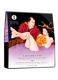 Соль для ванны Lovebath Sensual lotus, превращающая воду в гель - 650 гр. - Shunga - купить с доставкой в Туле
