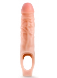Телесная насадка на пенис 9 Inch Cock Sheath Extender - 22,2 см. - Blush Novelties - в Туле купить с доставкой