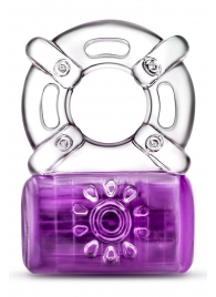 Фиолетовое эрекционное виброкольцо One Night Stand Vibrating C-Ring - Blush Novelties - в Туле купить с доставкой
