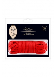 Красная веревка для фиксации - 10 м. - Sweet Caress - купить с доставкой в Туле
