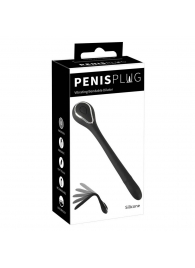 Черный гибкий уретральный стимулятор с вибрацией Vibrating Bendable Dilator - 13,5 см. - Orion - купить с доставкой в Туле
