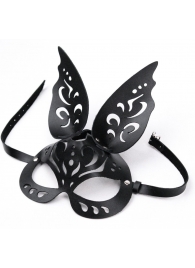 Черная ажурная маска  Зайка  с ушками - Crazy Handmade - купить с доставкой в Туле