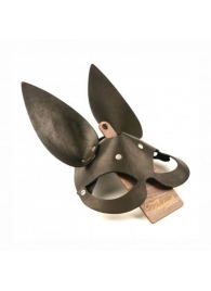 Черная гладкая маска  Зайка  с длинными ушками - Crazy Handmade - купить с доставкой в Туле