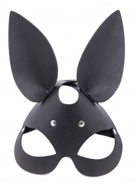 Черная гладкая маска  Зайка  с длинными ушками - Crazy Handmade - купить с доставкой в Туле