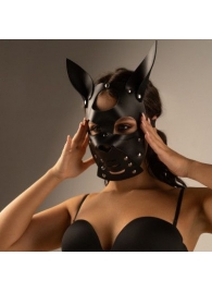 Черная маска  Собака  с ушками - Crazy Handmade - купить с доставкой в Туле