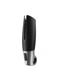 Черный мастурбатор с вибрацией Power Masturbator - Satisfyer - в Туле купить с доставкой