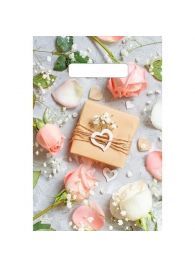 Полиэтиленовый пакет  Подарочек  с вырубной усиленной ручкой - 20 х 30 см. - Сима-Ленд - купить с доставкой в Туле