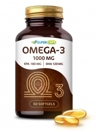 Пищевая добавка SuperCaps OMEGA-3 - 50 капсул (1000 мг) - SuperCaps - купить с доставкой в Туле