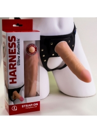 Страпон Харнесс из трусиков и насадки-фаллоса - 17,5 см. - LOVETOY (А-Полимер) - купить с доставкой в Туле