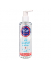 Гель-лубрикант на водной основе Aqua Comfort Aroma с ароматом персика - 195 гр. - Биоритм - купить с доставкой в Туле