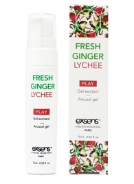 Возбуждающий гель Fresh Ginger Lychee Arousal Gel - 15 мл. - Exsens - купить с доставкой в Туле