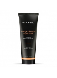 Массажный легкий крем WICKED Orange Blossom plus Patchouli - 120 мл. - Wicked - купить с доставкой в Туле