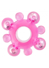 Эрекционное кольцо c бусинками - Toyfa Basic - в Туле купить с доставкой