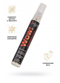 Оральный спрей ORGIE Wow! Strawberry Ice Blowjob Spray с охлаждающим и возбуждающим эффектом - 10 мл. - ORGIE - купить с доставкой в Туле