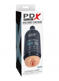 Телесный мастурбатор-вагина Shower Therapy Soothing Scrub - Pipedream - в Туле купить с доставкой