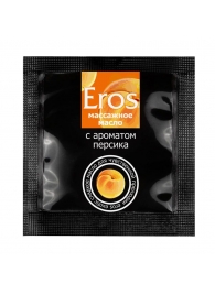Саше массажного масла Eros exotic с ароматом персика - 4 гр. - Биоритм - купить с доставкой в Туле