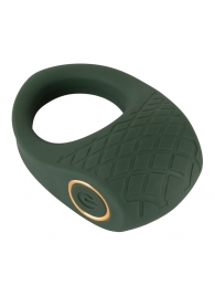Зеленое эрекционное виброкольцо Luxurious Vibro Cock Ring - Orion - в Туле купить с доставкой