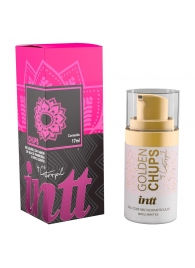 Возбуждающий гель Golden Chups с малиновым ароматом - 17 мл. - INTT - купить с доставкой в Туле