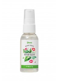 Съедобная гель-смазка Yovee «Мятный поцелуй» с Д-пантенолом и вкусом мяты - 50 мл. - ToyFa - купить с доставкой в Туле