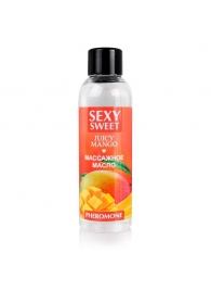Массажное масло Sexy Sweet Juicy Mango с феромонами и ароматом манго - 75 мл. - Биоритм - купить с доставкой в Туле