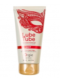 Интимный гель на водной основе Lube Tube Hot с разогревающим эффектом - 150 мл. - ORGIE - купить с доставкой в Туле