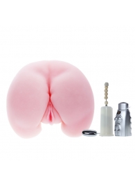 Вибрирующий мастурбатор-попка с ротацией и пультом управления - Baile - в Туле купить с доставкой