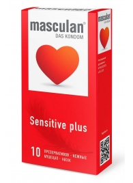 Презервативы Masculan Sensitive plus - 10 шт. - Masculan - купить с доставкой в Туле