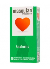 Презервативы анатомической формы Masculan Anatomic - 10 шт. - Masculan - купить с доставкой в Туле