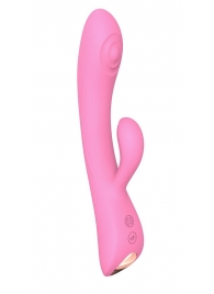 Розовый вибратор-кролик Bunny   Clyde - 22,5 см. - Love to Love