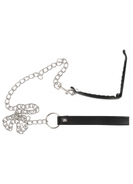 Зажим для половых губ с поводком Pussy Clamp With A Leash - Orion - купить с доставкой в Туле